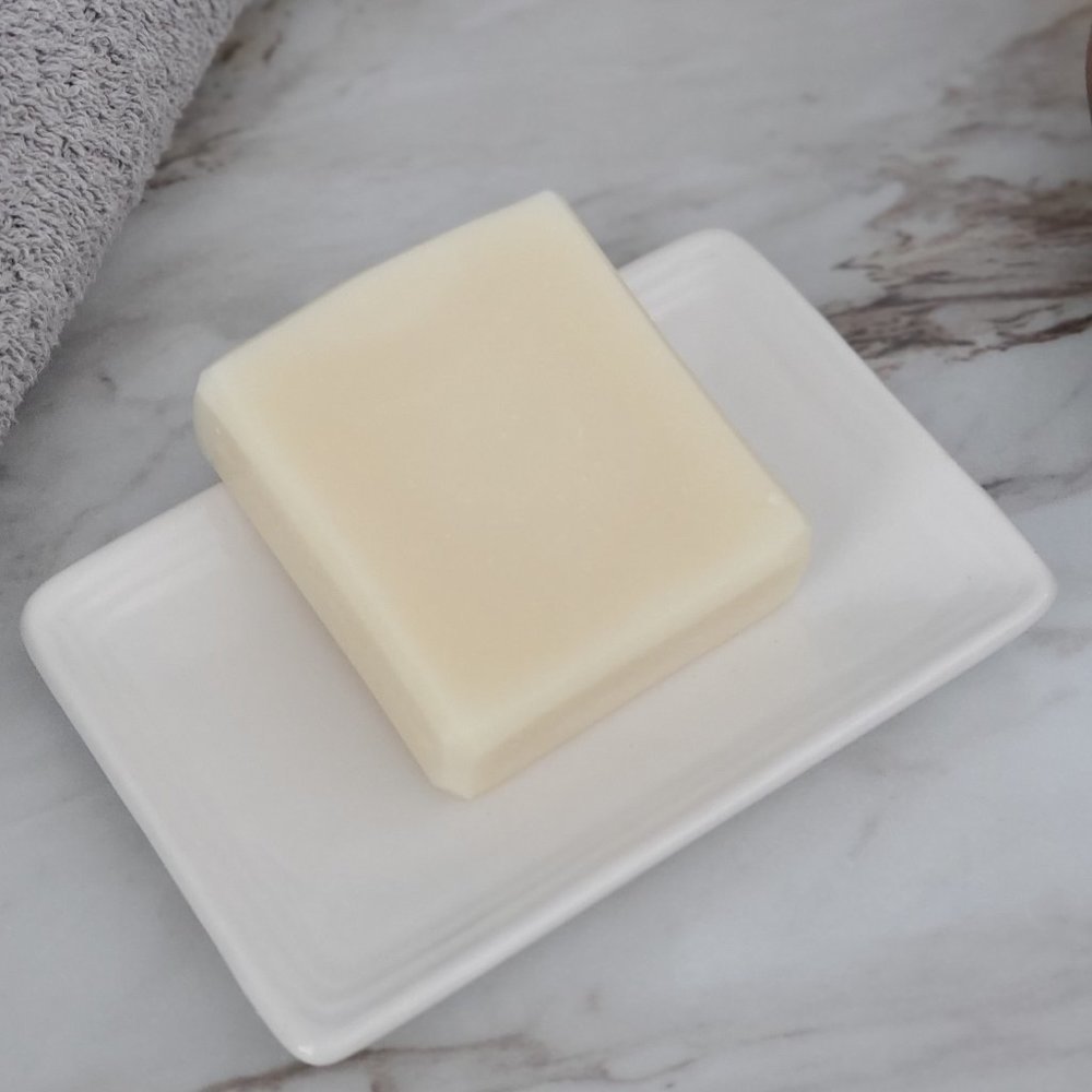 (2) Unscented Bar Body Soaps w/out Fragrance Plain - Picture 2 of 4